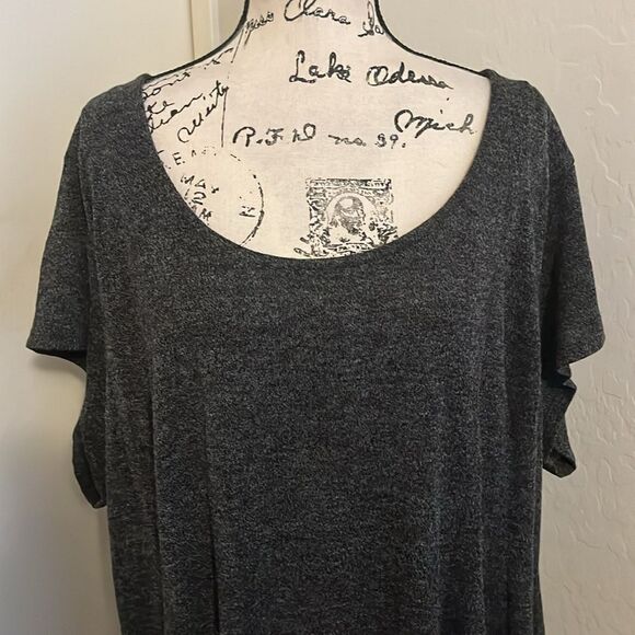 Torrid Gray Flute Hacci Skater Pullover Dress Casual Contemporary Brand New - Picture 4 of 9